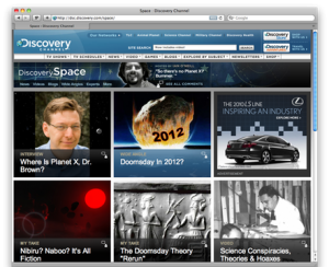 Screenshot of Discovery Communications