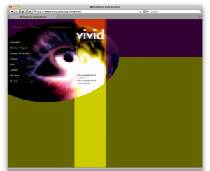 Screenshot of vivid Studios